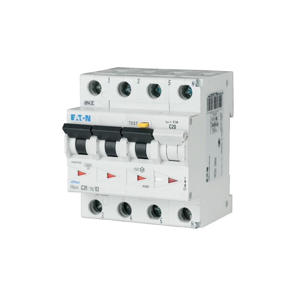 Eaton Moeller series xEffect - FRBm4 RCBO - residual-current circuit breaker with overcurrent protec