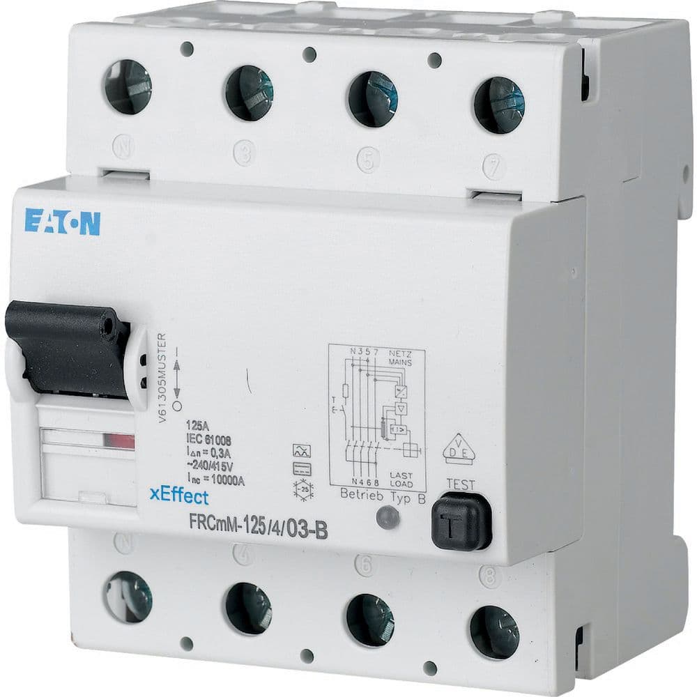 Eaton Moeller series xEffect - FRCmM-125 Type B, Bfq and B+ RCCB