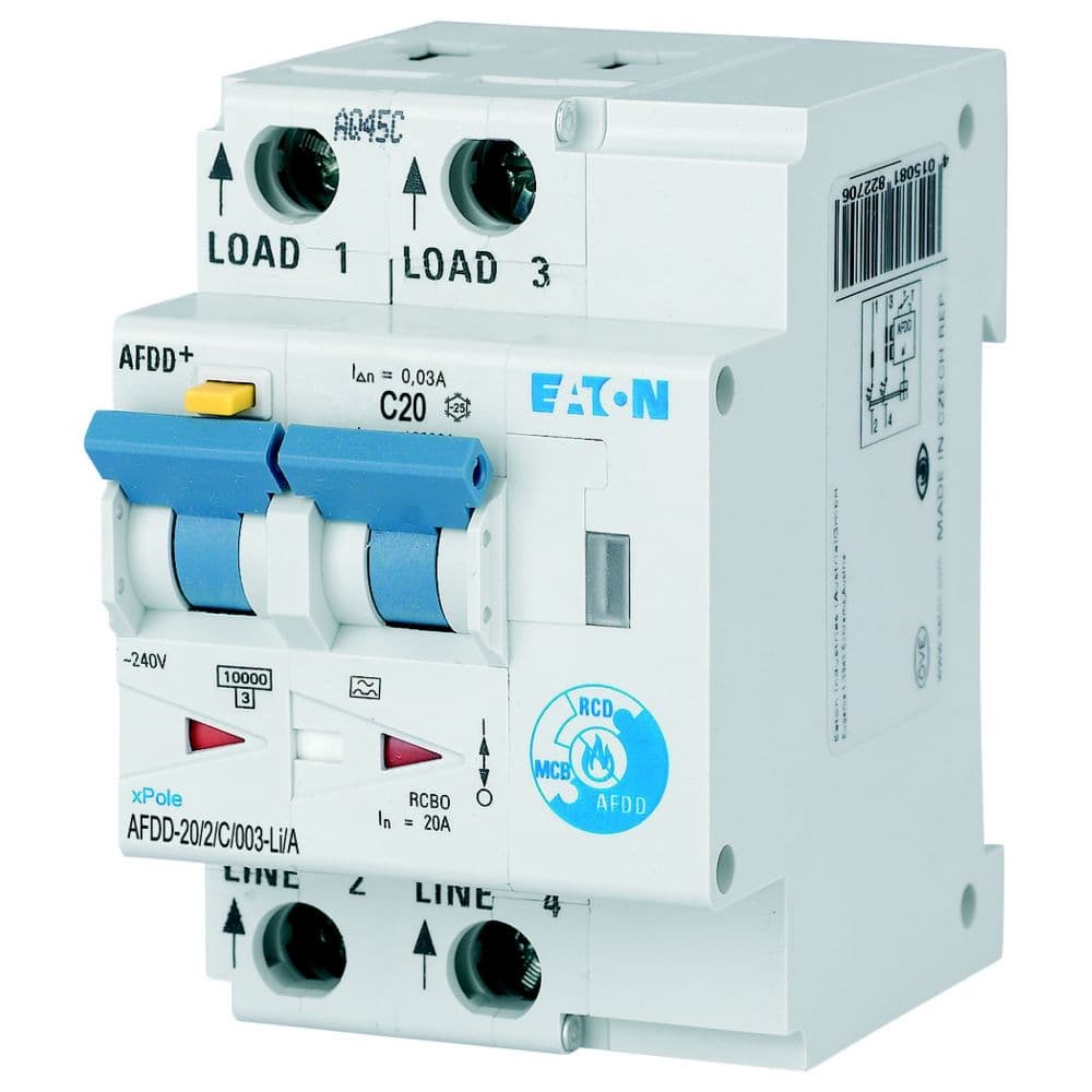 Eaton Moeller series xPole - AFDD+ Arc fault detection device
