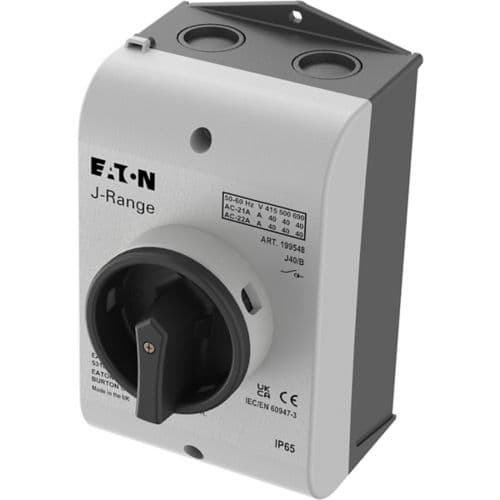 Eaton J-Range enclosed switch-disconnector