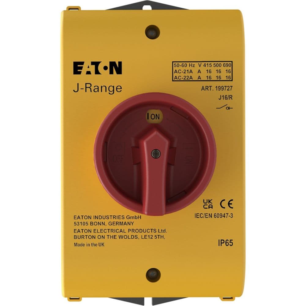 Eaton J-Range enclosed switch-disconnector