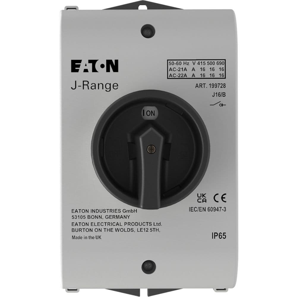 Eaton J-Range enclosed switch-disconnector