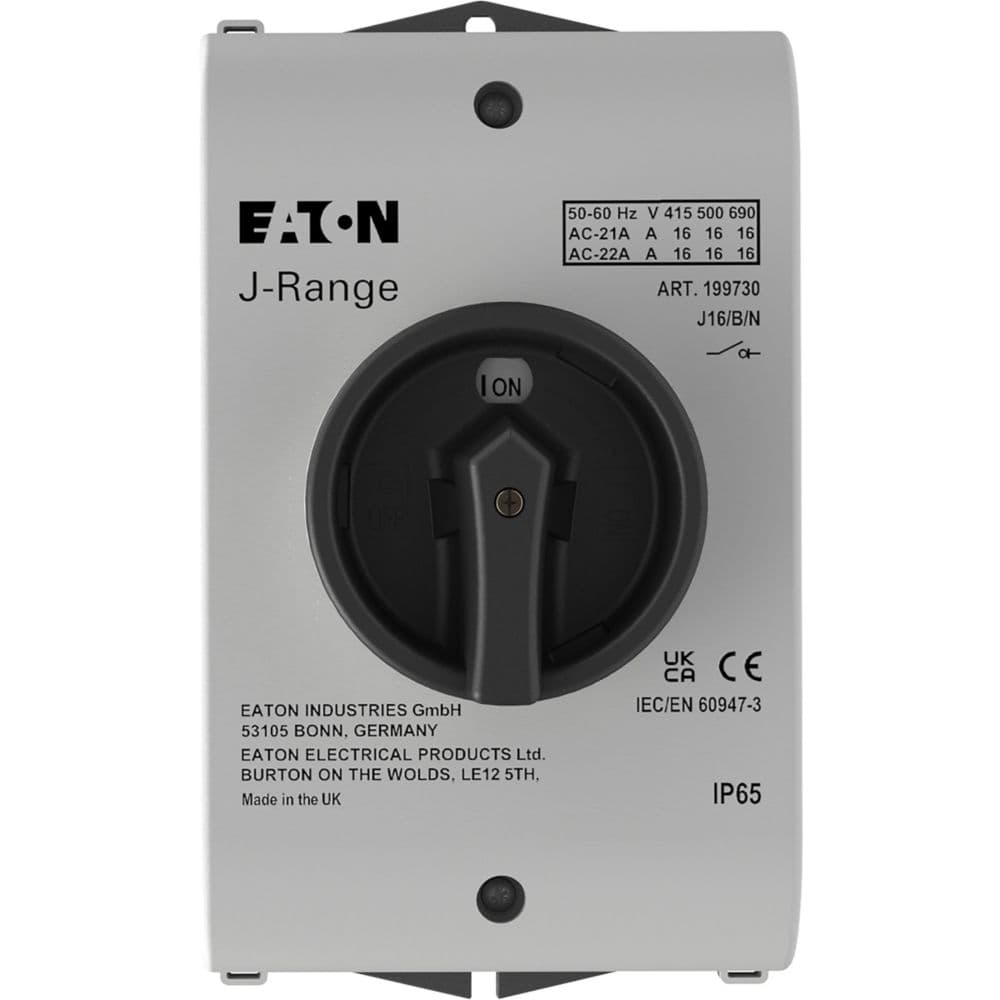 Eaton J-Range enclosed switch-disconnector