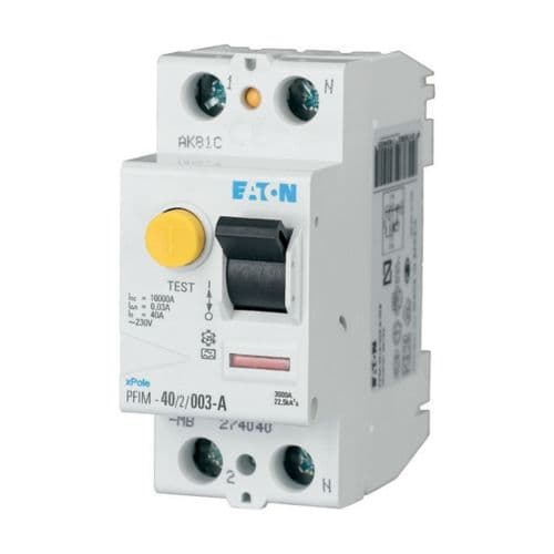 Eaton Moeller series xPole - PFIM Type AC, A, U, R RCCB