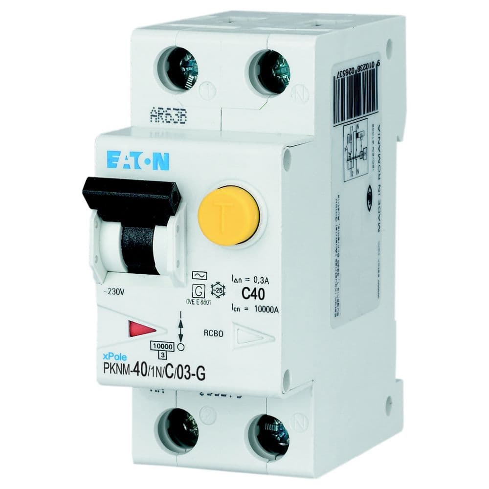 Eaton Moeller series xPole - PKN6/M RCBO - residual-current circuit breaker with overcurrent protect