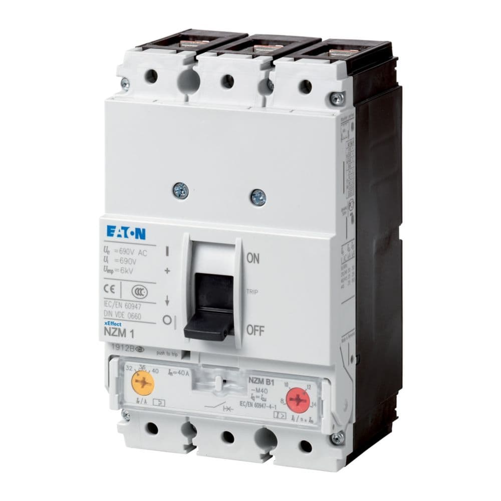 Eaton Moeller series NZM molded case circuit breaker thermo-magnetic