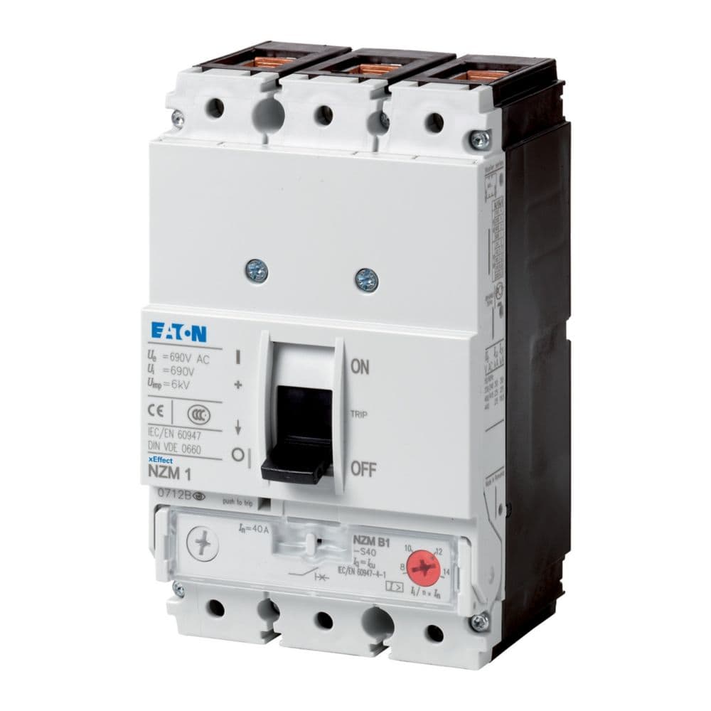 Eaton Moeller series NZM molded case circuit breaker magnetic