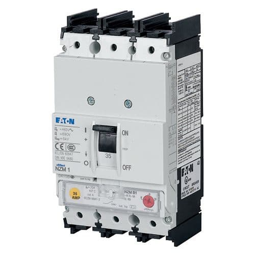 Eaton Moeller series NZM molded case circuit breaker thermo-magnetic