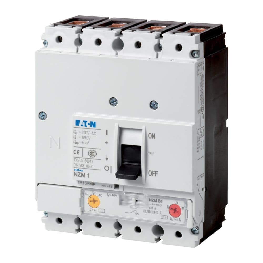 Eaton Moeller series NZM molded case circuit breaker thermo-magnetic