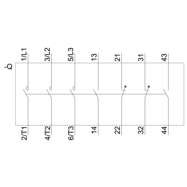 power contactor, AC-3e/AC-3 300 A, 160 kW / 400 V, without operating mechanism 3-pole, auxiliary con