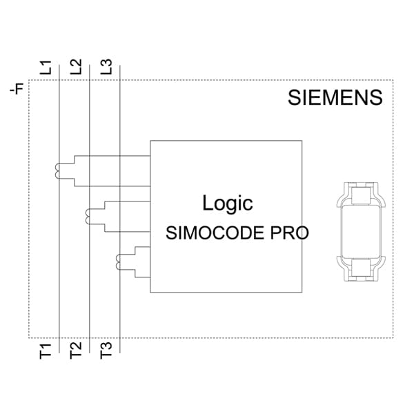 Current measuring module, Set current 2.4...25 A Overall width 45 mm, straight-through transformer