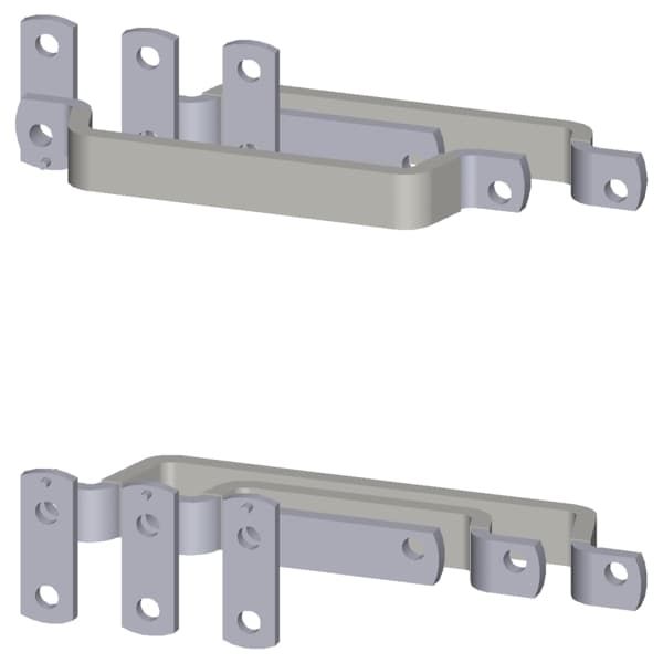 set of link rails incl. set of connection screws for reversing contactor assemblies 3RT1.7 infeed an