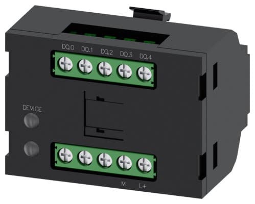 Electronics module for ID key-operated switch, black, Operating voltage 24 V DC, group ID, screw ter