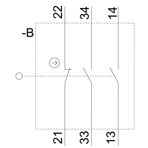 Position switch Metal enclosure according to EN 50047, 31 mm Device connection 1 x (M20 x 1.5) 2 NO/