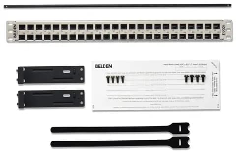 AX104592-10GX KeyConnect Coupler Patch Panel 48 Port 1U, UTP, Preloaded