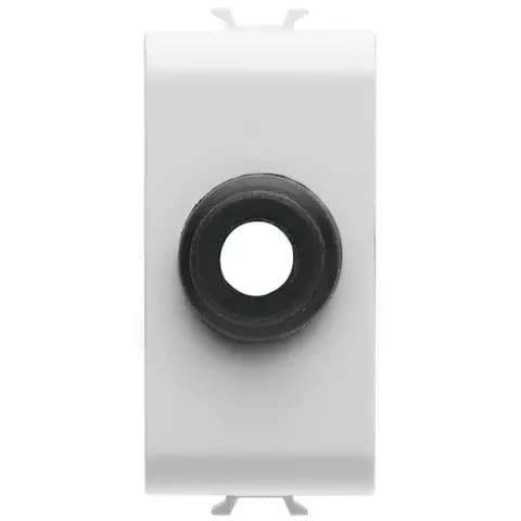 CABLE OUTLET - 1 MODULE - GLOSSY WHITE - CHORUSMART