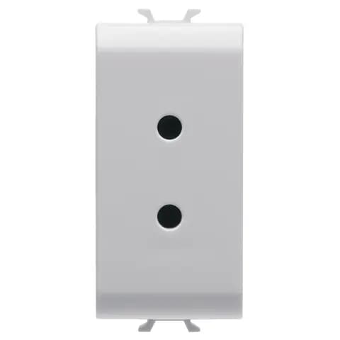SELV SOCKET-OUTLET - 2P 6A 24V - 1 MODULE - SATIN WHITE - CHORUSMART