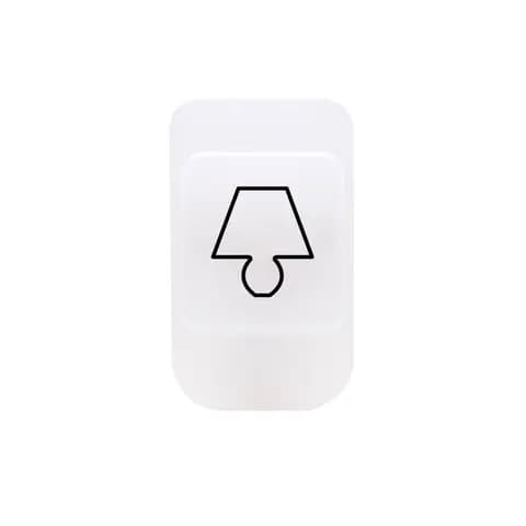 LENS WITH ILLUMINABLE SYMBOL - TABLE LIGHT