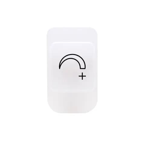 LENS WITH ILLUMINABLE SYMBOL - DIMMERS INCREASE