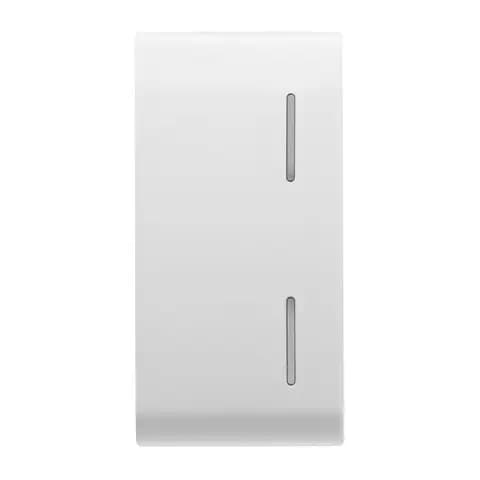 REPLACEABLE BUTTON KEY FOR PUSH-BUTTON PANEL - WITH 2 DIFFUSERS - 1 MODULE - WHITE - CHORUSMART