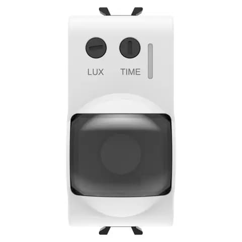INFRARED MOVEMENT DETECTOR - 230 V ac 50/60 Hz - GLOSSY WHITE - 1 MODULE - CHORUSMART