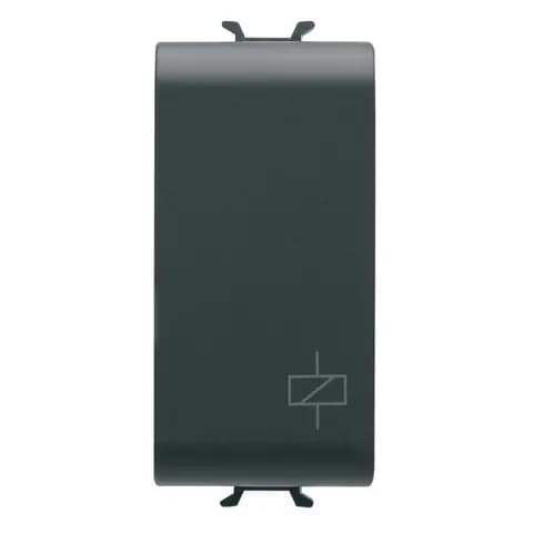 MOMENTARY RELAY 230V ac 50/60Hz - 1P 1NO/NC 10A(AC1)/2A(AC15)250Vac - 1 MODULE - SATIN BLACK - CHORU