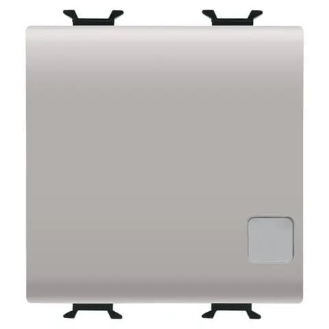 ONE-WAY SWITCH 2P 250V ac - QUICK WIRING TERMINALS - 16AX ILLUMINABLE - WITH REPLACEABLE NEUTRAL LEN