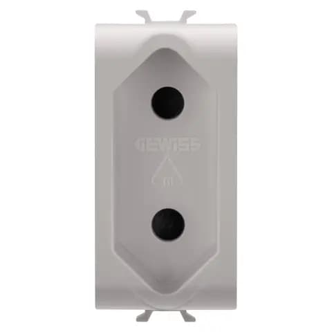 ISRAELI STANDARD SOCKET-OUTLET - 250 V ac - 2P 10 A - 1 MODULE - NATURAL SATIN BEIGE - CHORUSMART