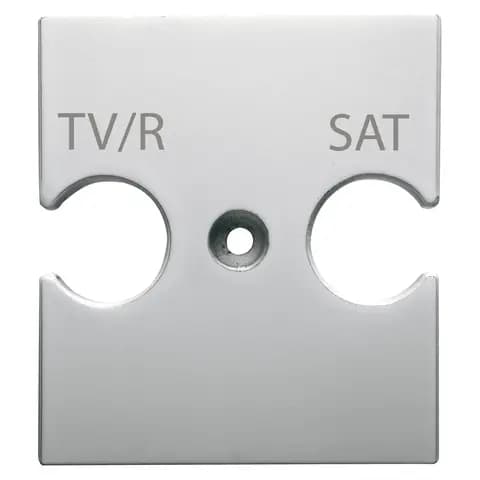UNIVERSAL SUPPORT - COMBINED SOCKET OUTLET TV/R-SAT - TITANIUM - CHORUSMART