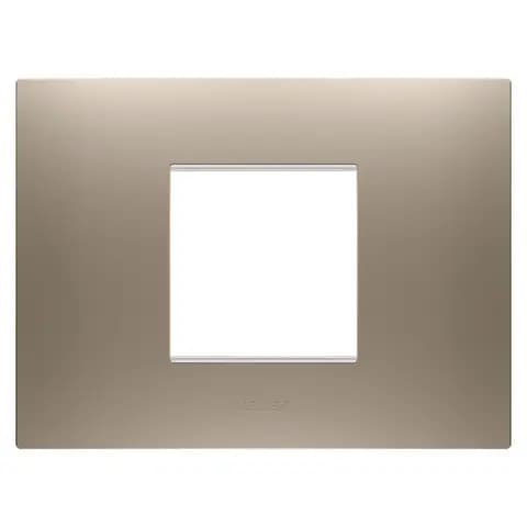 EGO PLATE - IN PAINTED TECHNOPOLYMER - 2 MODULES - LIGHT BRONZE - CHORUSMART