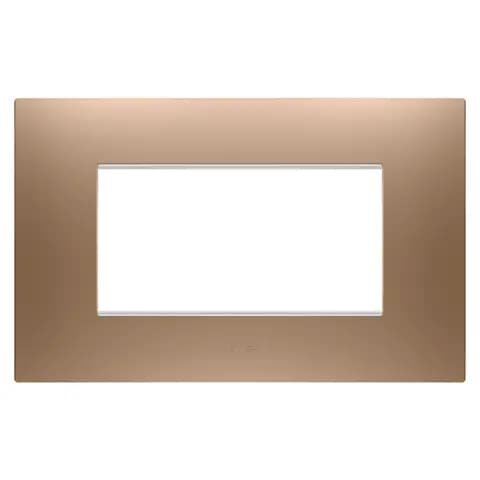 EGO PLATE - IN PAINTED TECHNOPOLYMER - 4 MODULES - SOFT COPPER - CHORUSMART