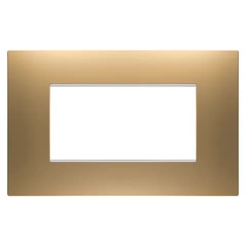 EGO PLATE - IN PAINTED TECHNOPOLYMER - 4 MODULES - GOLD - CHORUSMART