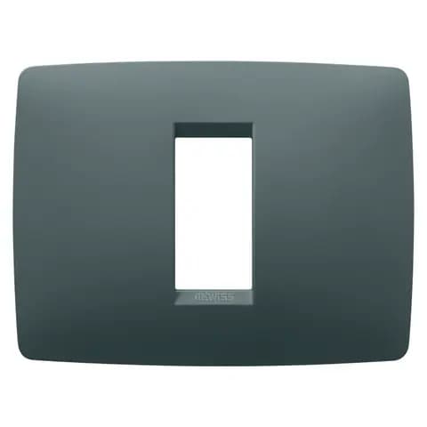 ONE PLATE - IN PAINTED TECHNOPOLYMER - 1 MODULE - TEAL - CHORUSMART