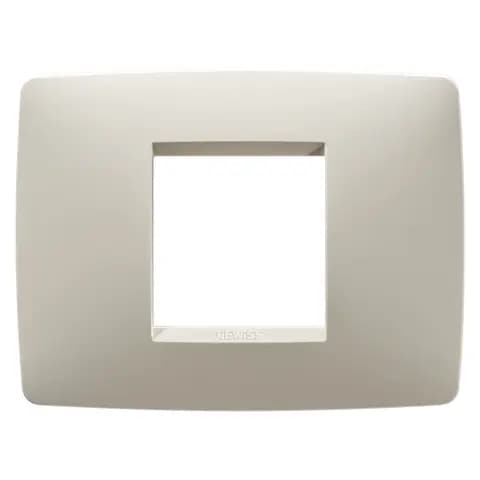 ONE PLATE - IN TECHNOPOLYMER - 2 MODULES - IVORY - CHORUSMART