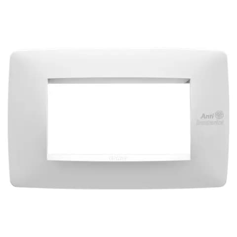 ONE PLATE - TECHNOPOLYMER - 4 MODULES - WHITE - ANTIBACTERIAL - CHORUSMART