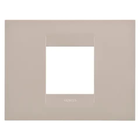 GEO PLATE - IN TECHNOPOLYMER - 2 MODULES - HEMP - CHORUSMART