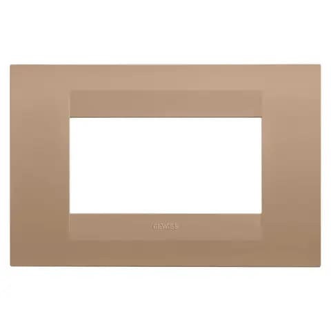 GEO PLATE - IN PAINTED TECHNOPOLYMER - 4 MODULES - SOFT COPPER - CHORUSMART