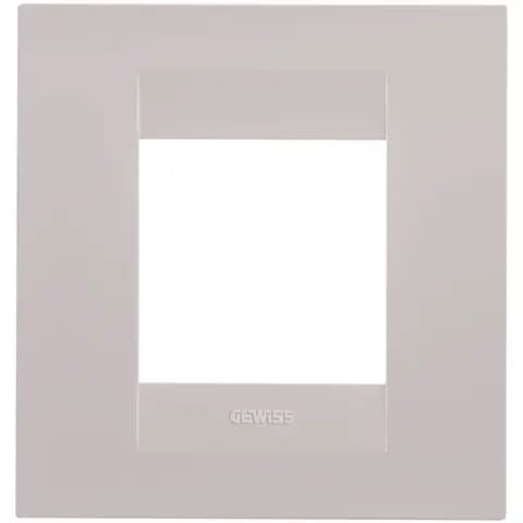GEO INTERNATIONAL PLATE - IN PAINTED TECHNOPOLYMER - 2 MODULES - NATURAL BEIGE - CHORUSMART