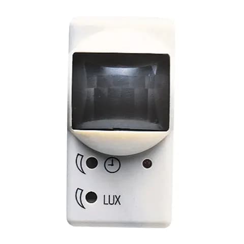 INFRARED MOVEMENT DETECTOR - 230V ac 50/60Hz - 1NO 3A(AC1) 250V - 1 MODULE - SYSTEM WHITE