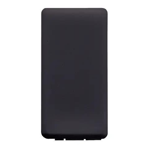 BLANKING MODULE - 1 GANG - 1 MODULE - SYSTEM BLACK