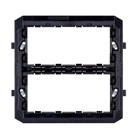 INSULATING SUPPORTS FOR INSTALLATION OF PLAYBUS/PLAYBUS YOUNG PLATES - 8 GANG (4+4 OVERLAPPING) - BL
