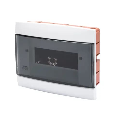 DECORATIVE ENCLOSURE - FLUSH MOUNTING - PRE-ARRANGED FOR HOUSING TERMINAL BLOCKS - 250X195X26 - WHIT