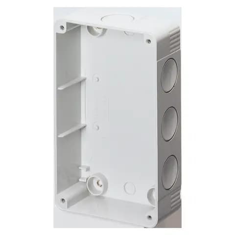 BACK MOUNTING BOX FOR PROTECTED AND WATERTIGHT COMPACT FIXED SOCKET OUTLET - IP55