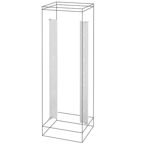 REDUCED UPRIGHTS AND FUNCTIONAL FRAMES - SIDE COMPARTMENT - QDX 1600 H - 2000X600MM