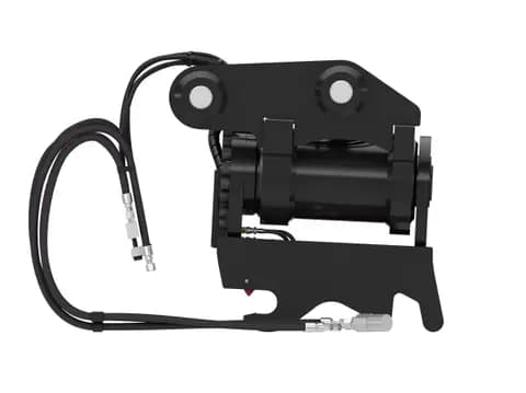 Tilting Dual Lock Pin Grabber Coupler For 8 Ton Mini Excavators