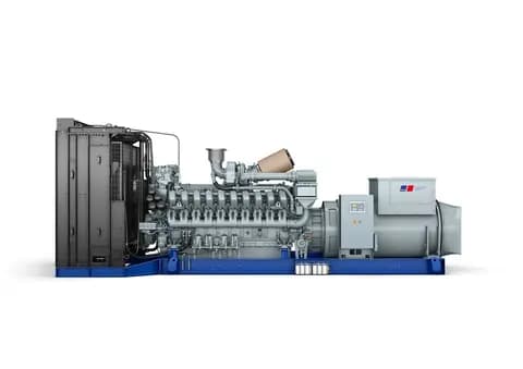 mtu 20V4000 DS3300 · 3130 kVA · 50 Hz · NOx emission optimized · Water charge-air cooling · Grid sta