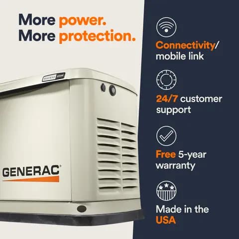 Standby Generator, 22kW | WiFi Enabled