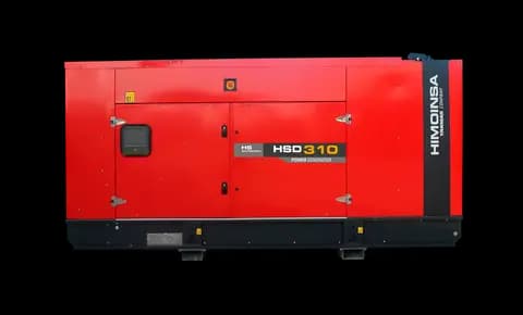 345 kVA Generator set Diesel HSD-310 T6 Soundproof