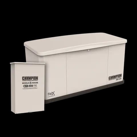 22 kW Whole House Home Standby Generator and 200A Switch with fleX Technology