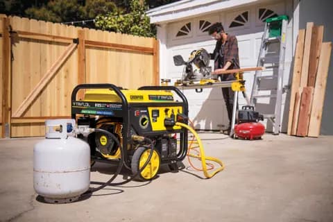 6500W Electric Start Tri Fuel Generator with CO Shield®